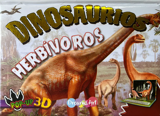 Dinosaurios Pop-up 3D herbivoros