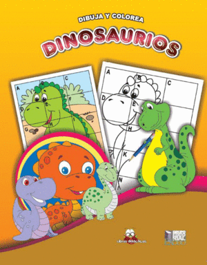 Dibuja y colorea dinosaurios