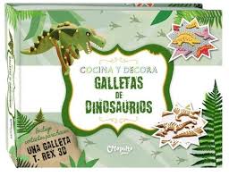 cocina y decora galletas de dinosaurios