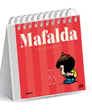 Calendario de escritorio 2022 Mafalda Rojo
