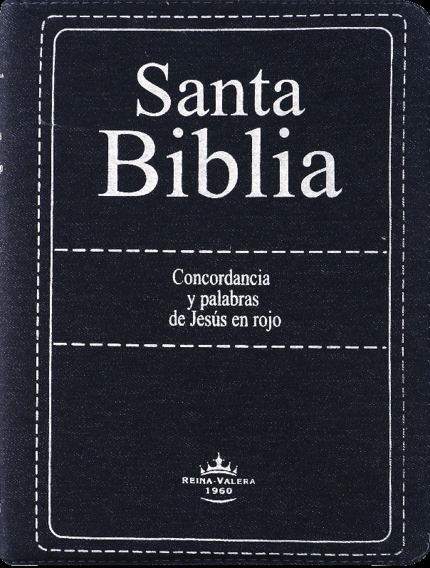 Biblia Reina Valera 1960 Grande Letra Gigante Mezclilla Azul