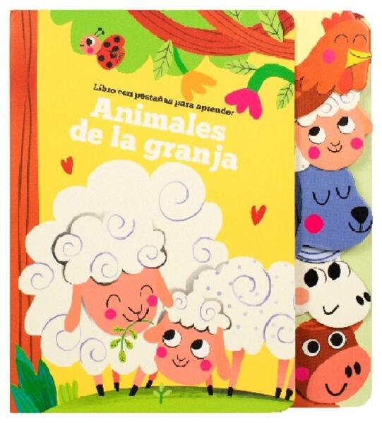 Animales De La Granja. Libro Con Pestañas Para Aprender / Pd.