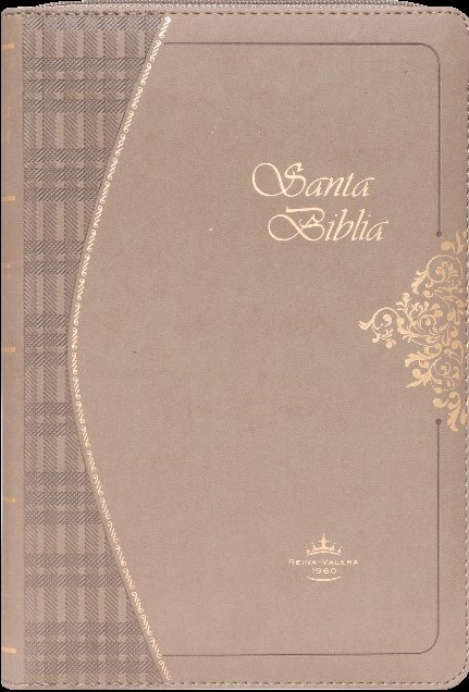 Biblia Reina Valera 1960 Mediana Letra Mediana Imitación Piel Café